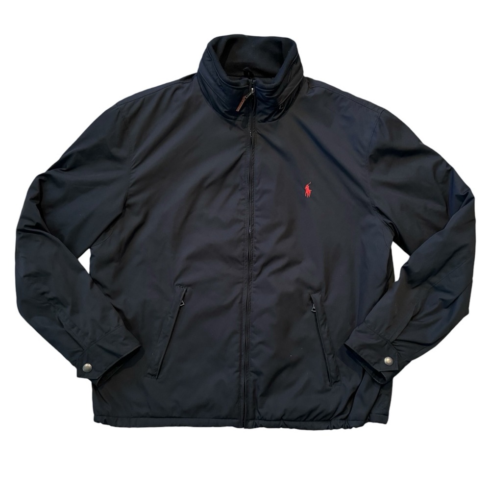 Polo Ralph Lauren Jacket Men’s XL Back heavy Packable Hood Zip winter coat